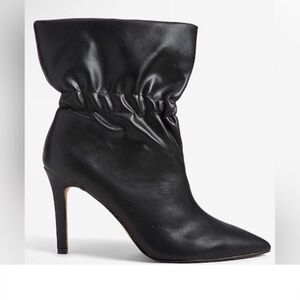 Express Black Heeled slip on Boots